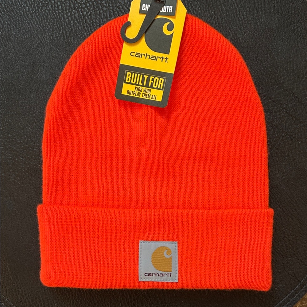 Carhartt Bold Orange Knit Hat